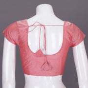 Peach Banarasi Silk Blouse - Avishya