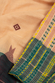 Beige Handloom Kotpad Kala Cotton Saree 10068082 - Avishya
