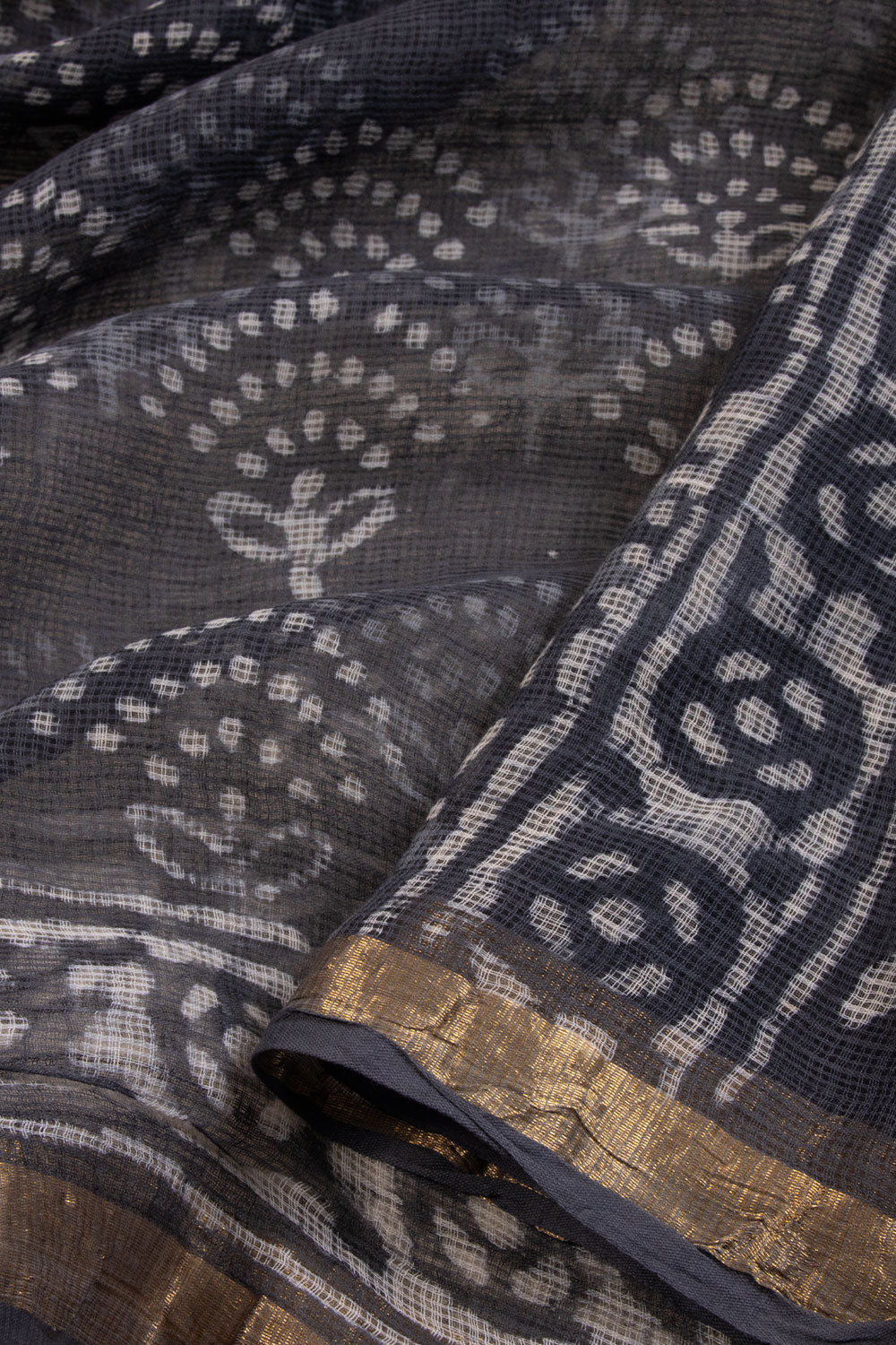 Grey Kerala Cotton Saree - Avishya