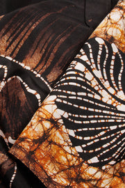 Black Batik Muslin Silk Saree-Avishya