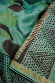 Green Vanaspathi Printed Silk Cotton Saree 10068569 - Avishya
