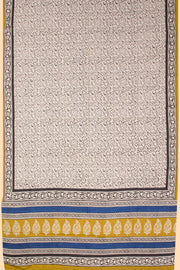 Cyber Yellow 3-Piece Mulmul Cotton Salwar Suit Material 10068595