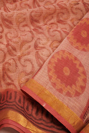 Red Vanaspathi Printed Kota Cotton Saree 10068617 - Avishya