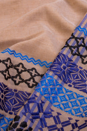 Brown Shantipur Tant Bengal Cotton Saree 10068788 - Avishya