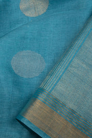Blue Chhattisgarh Tussar Silk Saree 10068815 - Avishya