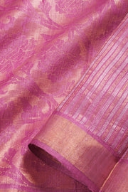 Magenta Chhattisgarh Tussar Silk Saree - Avishya