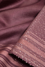 Brown Chhattisgarh Tussar Silk Saree 10068840 - Avishya