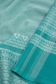 Blue Handloom Dhaniakhali Cotton Saree - Avishya