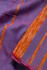 Purple Dhaniakhali Cotton Saree With Khesh Weave 10068905 - Avishya