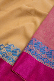 Light Yellow Shantipur Tant Bengal Cotton Saree 10069052- Avishya