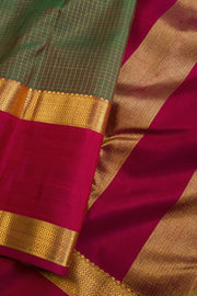 Green Handloom Kanjivaram Silk Saree 10069176