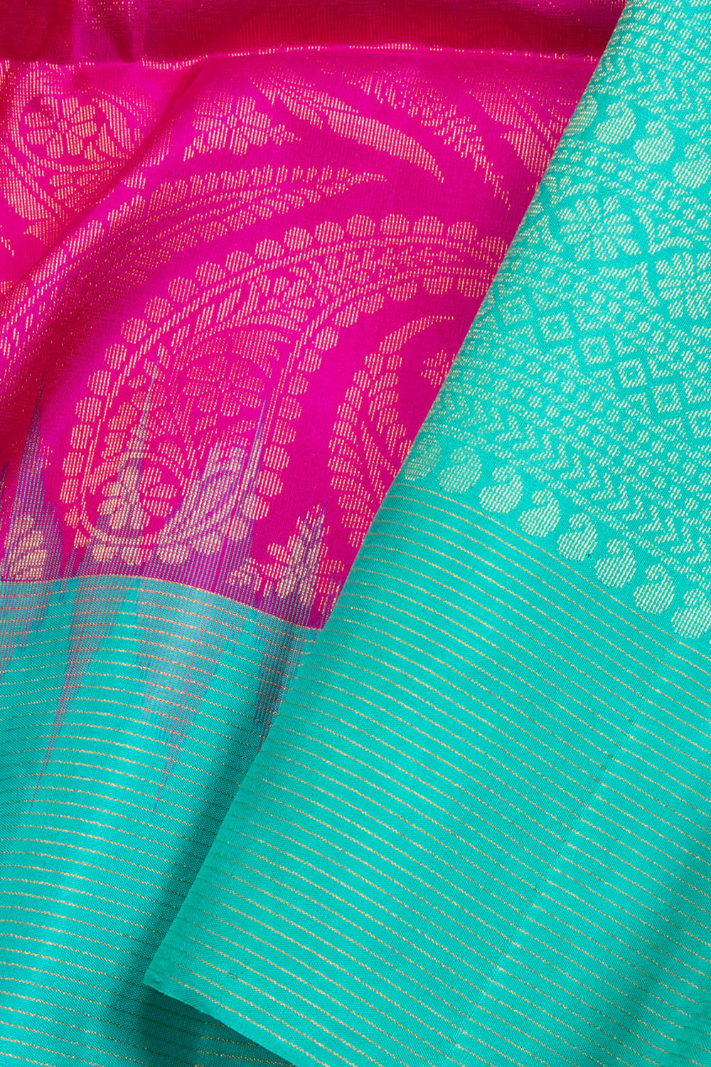 Pink Kanjivaram Soft Silk Saree 10069199 - Avishya