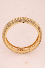 Handcrafted Gold Plated Traditional Kada Bangle