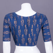 Blue Handblock Printed Cotton Blouse 10069791 - Avishya