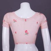 Pink Embroidered Cotton Blouse 10069799 - Avishya