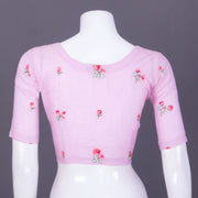 Pink Embroidered Cotton Blouse 10069800 - Avishya