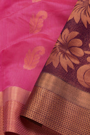 Pink South Silk Cotton Saree 10069865 - Avishya