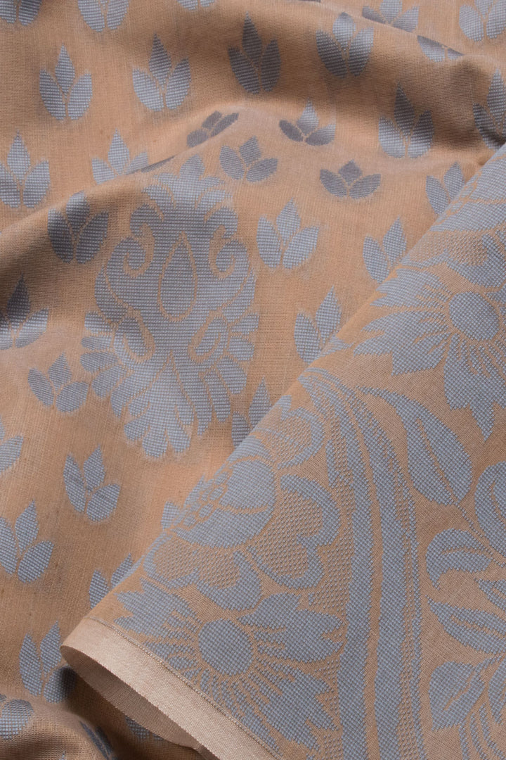 Brown South Silk Cotton Saree 10069873 - Avishya