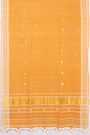 Mustard Yellow Bhujodi Kala Cotton Dupatta 10070542 - Avishya