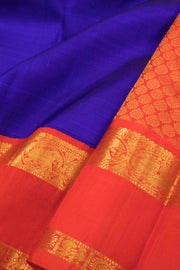 Ms Blue Korvai Kanjivaram Silk Saree 10070658