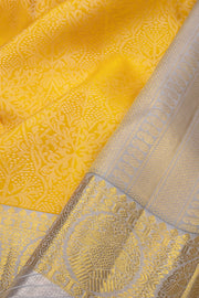 Yellow Kanjivaram Silk Saree 