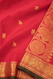 Red Kanjivaram Silk Saree