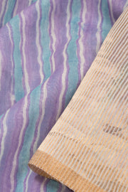 Blue Handloom Chanderi Silk Cotton Saree Blue Handloom Chanderi Silk Cotton Saree 