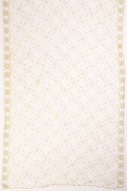 Sage Green Sequin Embroidered Silk 3-Piece Salwar Suit Material 10071613