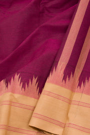 Violet Handloom Kanchi Cotton Saree