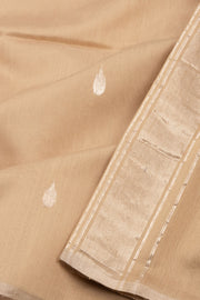 Grey Handloom Maheshwari Saree 10073715