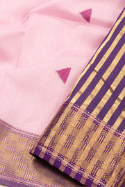 Pink Handloom Maheshwari Saree 10073722