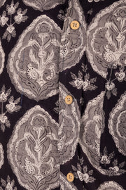 Grey Half Sleeve Jahota Printed Cotton Mens Shirt 10074320