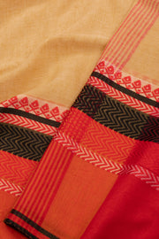 Cream Shantipur Tant Bengal Cotton Saree 10074979