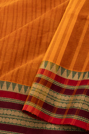 Yellow Handloom Chettinad Cotton Saree Without Blouse 10075808