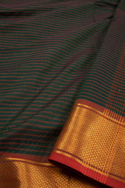 Green Handloom Chettinad Cotton Saree 10075875