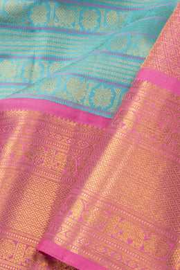 Blue Kanjivaram Pure Silk Saree 10076134