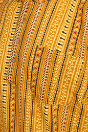 Ajrakh Cotton Men's Short Kurta With Slim-Fit Design & Front Pocket 10076899