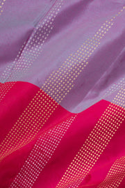 Pink Kanjivaram Vegan Silk Saree 10077089