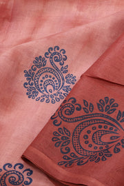 Pink Handcrafted Sungudi Cotton Saree 10077143