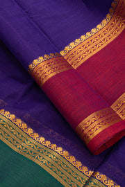 Violet Handloom Chettinad Cotton Saree 10077335
