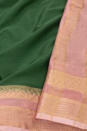 Green Mysore Semi Crepe Silk Saree 10077802