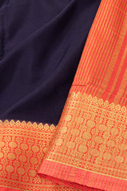 Deep Violet Mysore Semi Crepe Silk Saree 10077811