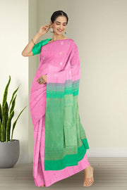 Cotton Pink Kanjivaram Silk Saree 10075615