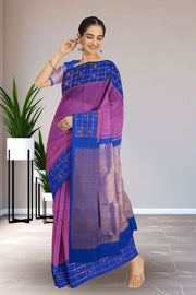 Purple Kanjivaram Silk Saree 10075625