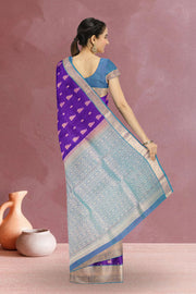 Purple Pure Silk Kanjivaram Saree 10071872