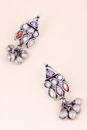 Oxidised Stud Earring 10071299
