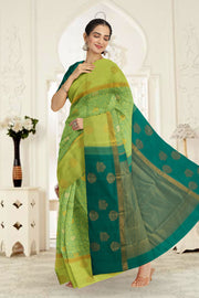 Green Nakashi Kanjivaram Pure Silk Saree 10076119