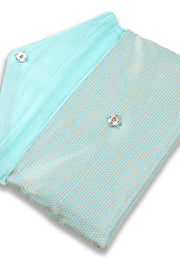 Blue Handcrafted Banarasi Mobile Wallet 10069717