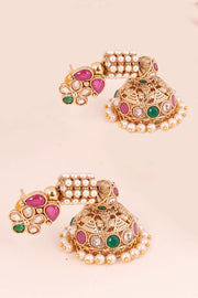 Handcrafted Pearl Jhumka Earring