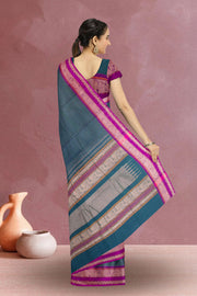 Green Kanchi Cotton Saree 10069240